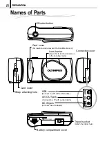 Предварительный просмотр 16 страницы Olympus Camedia D-100 Reference Manual