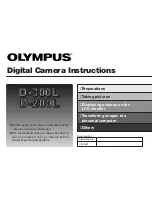 Предварительный просмотр 1 страницы Olympus CAMEDIA D-200 Instructions Manual