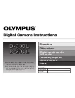 Olympus CAMEDIA D-200L Instructions Manual preview
