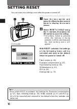 Предварительный просмотр 70 страницы Olympus CAMEDIA D-360L Instructions Manual