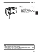 Предварительный просмотр 73 страницы Olympus CAMEDIA D-360L Instructions Manual