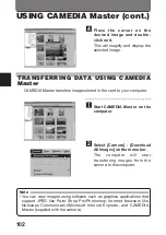 Предварительный просмотр 102 страницы Olympus CAMEDIA D-360L Instructions Manual