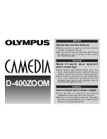 Olympus CAMEDIA D-400 Zoom Instruction Manual preview