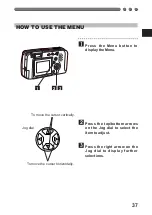 Предварительный просмотр 37 страницы Olympus CAMEDIA D-460ZOOM Instructions Manual