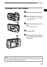 Предварительный просмотр 39 страницы Olympus CAMEDIA D-460ZOOM Instructions Manual