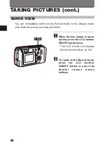 Предварительный просмотр 46 страницы Olympus CAMEDIA D-460ZOOM Instructions Manual