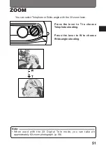 Предварительный просмотр 51 страницы Olympus CAMEDIA D-460ZOOM Instructions Manual