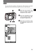 Предварительный просмотр 71 страницы Olympus CAMEDIA D-460ZOOM Instructions Manual