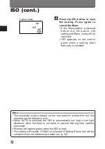 Предварительный просмотр 72 страницы Olympus CAMEDIA D-460ZOOM Instructions Manual