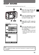 Предварительный просмотр 81 страницы Olympus CAMEDIA D-460ZOOM Instructions Manual