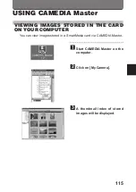 Предварительный просмотр 115 страницы Olympus CAMEDIA D-460ZOOM Instructions Manual