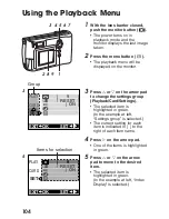 Preview for 114 page of Olympus Camedia D-510 Zoom Reference Manual