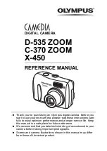 Olympus CAMEDIA D-535 ZOOM Reference Manual preview