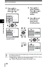 Preview for 32 page of Olympus CAMEDIA D-535 ZOOM Reference Manual