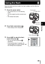 Предварительный просмотр 49 страницы Olympus CAMEDIA D-535 ZOOM Reference Manual