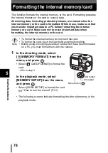 Preview for 78 page of Olympus CAMEDIA D-535 ZOOM Reference Manual