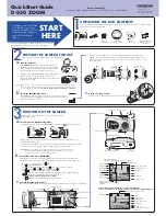 Предварительный просмотр 1 страницы Olympus CAMEDIA D-550 Zoom Quick Start Manual