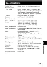 Preview for 175 page of Olympus CAMEDIA D-560 Zoom User Manual