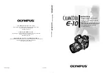 Preview for 1 page of Olympus CAMEDIA E 10 Instructions Manual