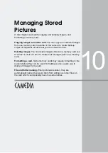 Preview for 147 page of Olympus CAMEDIA E 10 Instructions Manual