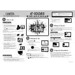 Предварительный просмотр 2 страницы Olympus CAMEDIA E-100 RS Manual Rapide De Démarrage