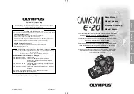 Предварительный просмотр 1 страницы Olympus Camedia E-20P Basic Manual