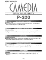 Preview for 21 page of Olympus CAMEDIA P-200 Installation Manual