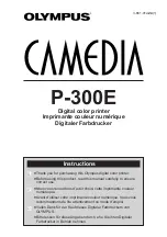 Предварительный просмотр 2 страницы Olympus CAMEDIA P-300E Instructions Manual