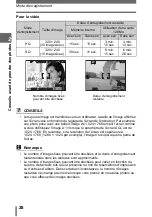 Preview for 28 page of Olympus CAMEDIA SP-500 UZ (French) Manuel Avancé