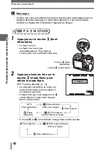 Предварительный просмотр 42 страницы Olympus CAMEDIA SP-500 UZ (French) Manuel Avancé