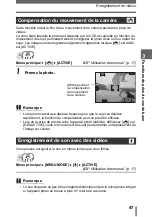 Предварительный просмотр 47 страницы Olympus CAMEDIA SP-500 UZ (French) Manuel Avancé