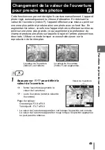 Предварительный просмотр 49 страницы Olympus CAMEDIA SP-500 UZ (French) Manuel Avancé