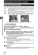 Preview for 52 page of Olympus CAMEDIA SP-500 UZ (French) Manuel Avancé