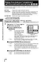 Preview for 62 page of Olympus CAMEDIA SP-500 UZ (French) Manuel Avancé