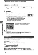 Предварительный просмотр 72 страницы Olympus CAMEDIA SP-500 UZ (French) Manuel Avancé