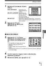 Preview for 79 page of Olympus CAMEDIA SP-500 UZ (French) Manuel Avancé