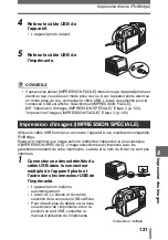 Preview for 121 page of Olympus CAMEDIA SP-500 UZ (French) Manuel Avancé