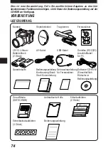 Предварительный просмотр 74 страницы Olympus Camedia UltraZoom C-2100 Instructions Manual