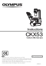 Olympus CKX53 Instructions Manual preview