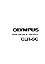 Olympus CLH-SC Maintenance Manual preview