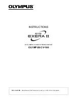 Olympus CV-180 Instructions Manual предпросмотр