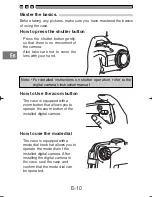 Preview for 10 page of Olympus CWPC-01 Instruction Manual