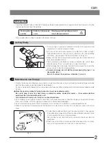 Preview for 5 page of Olympus CX21 Instructions Manual