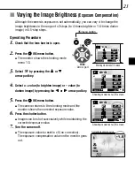 Preview for 21 page of Olympus D-100/C-1 Basic Manual