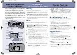 Preview for 1 page of Olympus D-360L - 1.2MP Digital Camera Quick Start Manual