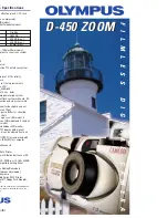 Preview for 1 page of Olympus D-450 Zoom Brochure & Specs