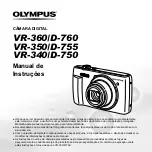 Preview for 1 page of Olympus D-750 (Portuguese) Manual De Instruções