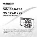 Предварительный просмотр 1 страницы Olympus D-765 Instruction Manual