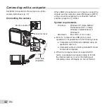 Предварительный просмотр 42 страницы Olympus D-780 Instruction Manual