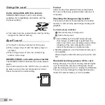 Предварительный просмотр 62 страницы Olympus D-780 Instruction Manual